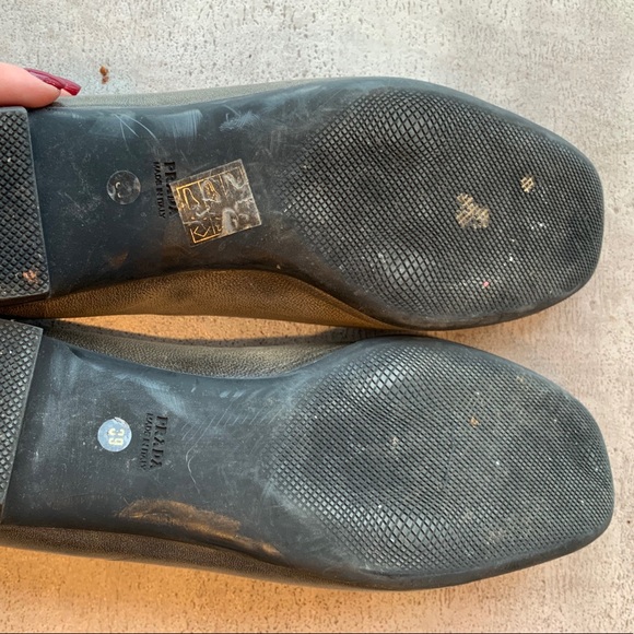 Prada Grey Loafers - Picture 8 of 8